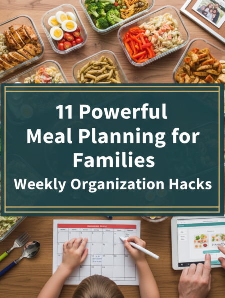 11 Powerful Meal Planning for Families Weekly Organization Hacks