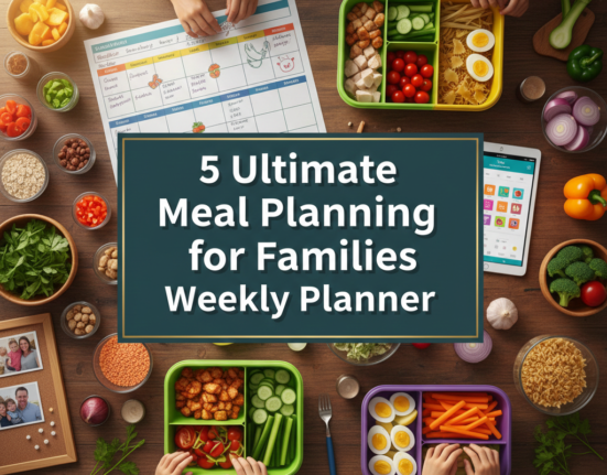5 Ultimate Meal Planning for Families Weekly Planner