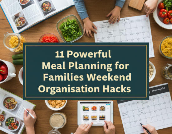 11 Powerful Meal Planning for Families Weekend Organisation Hacks