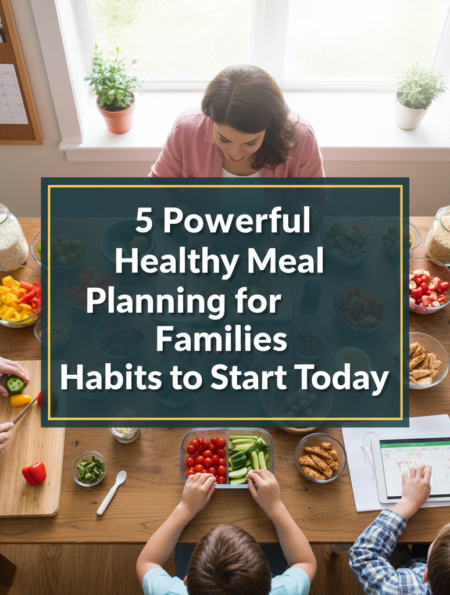 5 Powerful Healthy Meal Planning for Families Habits to Start Today