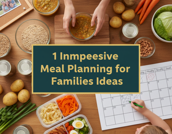 1 Inexpensive Meal Planning for Families Ideas