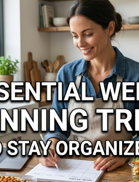 8 Essential Weekly Meal Planning Tricks to Stay Organized